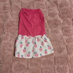 2/$10🍍 🍍 Size Medium Dog Dress - New Pink Pineapple Print Dog Dress 🍍🍍